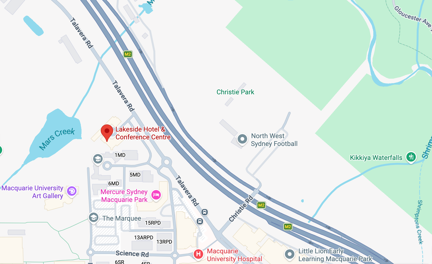 Map of the venue